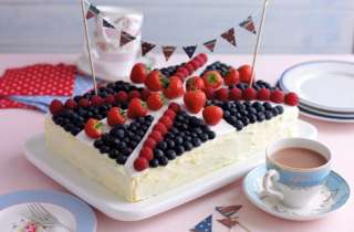 Home  Recipes  Union Jack Jubilee cake recipe
