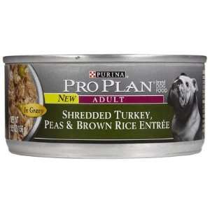 Pro Plan Shredded Turkey, Peas & Brown Rice   24 x5.5oz (Quantity of 1 