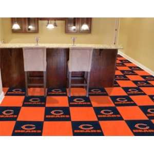  Chicago Bears 20 PACK OF 18 AREA/SPORTS/GAME ROOM CARPET 