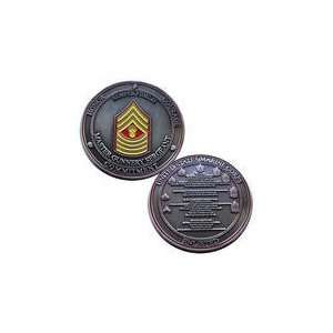  US Marine Corps Master Gunnery Sergeant Challenge Coin 