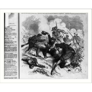 Library Images Historic Print (L) Battle of Wilsons Creek, near 