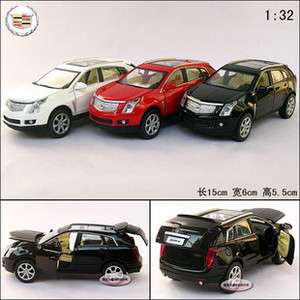 New Cadillac 1:32 SRX Alloy Diecast Model Car With Sound&Light White 