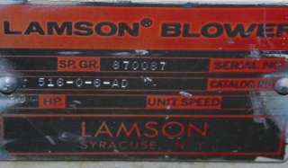 Lamson / Gardner Denver Blower 516 0 6 AD 30HP 230/460V  