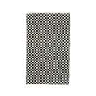 Noble House COS330346 Coster  White Black Area Rug   4 x 6