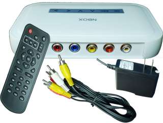 NBOX Flash HDD USB SD Card TV Media Player RMVB  HD AVI MPEG Divx W 