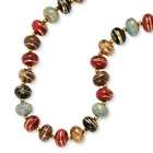 PalmBeach Jewelry Multi Color Bead Necklace 30