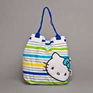 Hello Kitty Striped Backpack Backpacks  
