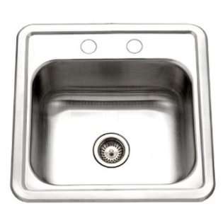   1515 6BS Hospitality 15 by 15 Inch Drop In Stainless Steel Bar Sink