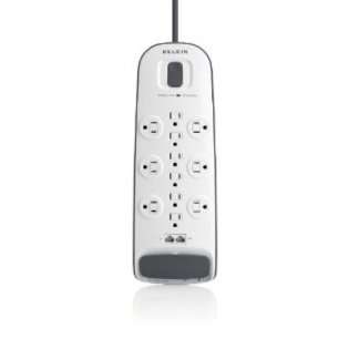 Belkin BV112234 08 12 Outlet Surge Protector with 8 ft Power Cord and 