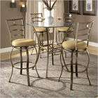   Brookside Bar Height Glass Bistro Table with Marin Stools (12 Pieces