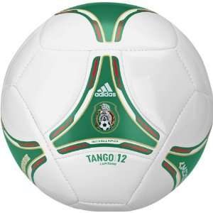   Mexico 2012 Capitano Soccer Ball, White, Green, Red: Sports & Outdoors