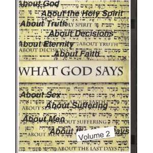  What God Says CD Set Vol 2 