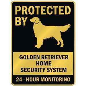   RETRIEVER HOME SECURITY SYSTEM  PARKING SIGN DOG