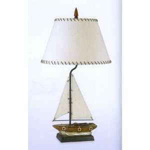  3 Way Sail Boat Table Lamp