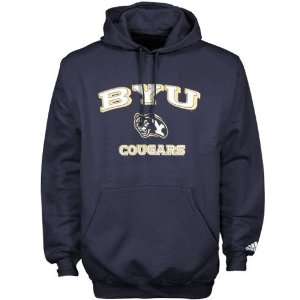   Young Cougars Navy Blue Book Smart Hoody Sweatshirt: Sports & Outdoors