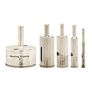 LAURENCE CRL AG Series 5 Piece Plated Diamond Drill Set at  