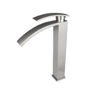 Modern Curve Faucet   Brushed Nickel: Home Improvement