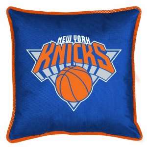  New York Knicks Sidelines Toss Pillow Blue Sports 