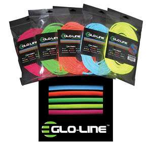 GLO LINE Black Light reactive rope 25ft CHOICE OF COLOR  