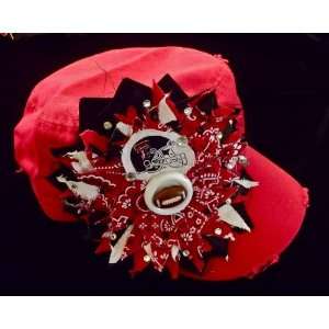  Womens Cadet Hat   THRASHED FLOWER   TIGER (Red 