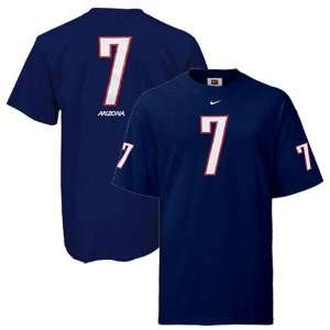   Navy Blue College Football Replica T shirt