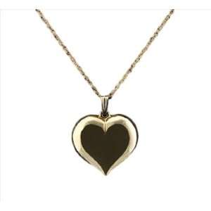  Large Heart 14kt Gold Cremation Jewelry Necklace Jewelry