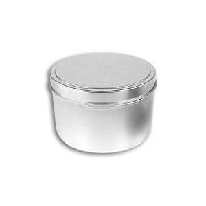  Seamless aluminum candle tin WITH LID   8 ounce Arts 