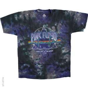 Pink Floyd Ticking Away T Shirt (Tie Dye), M:  Sports 
