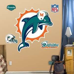  Miami Dolphins Logo Fathead NIB 