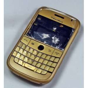   Cover Set for BlackBerry Bold 9000 w/Gold QWERTY Keyboard: Electronics