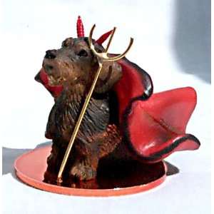 Dachshund Little Devil Dog Figurine   Wire Haired 