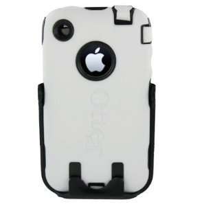 Otterbox Defender Case for iPhone 3G 3GS (White/Black) WITH BLACK CLIP 