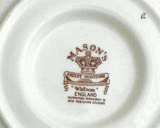  masons english staffordshire pottery researched date 1940s time line