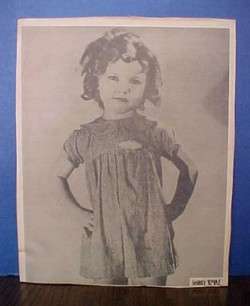 VINTAGE SHIRLEY TEMPLE PROMOTIONAL PICTURE  