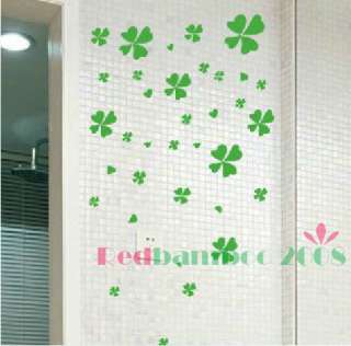 Lucky Leaf Decor Mural Art Wall Sticker Decal Y383 (various colors 