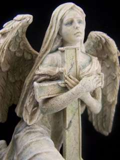   St Lofiel Mourning Archangel Angel Sculpture Art Statue Marble Gift