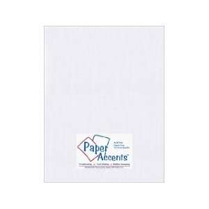  Paper Accents Pearlized 8.5x11 Bright White 25 Pack 