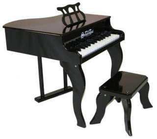 New Schoenhut Kids 30 Key Fancy Baby Grand Piano Black  