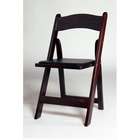 Advanced Seating Wood Folding Chair   Finish Black (Set of 4)