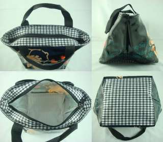 Betty Boop Tote Handbag Lunch box Bag sac black BT LIP2  