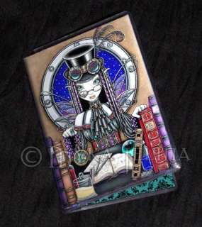 Steam Punk Fairy Art ID Business Card Holder Victoria  