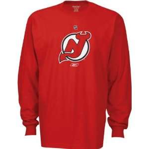 New Jersey Devils Toddler Team Logo Long Sleeve Tee:  