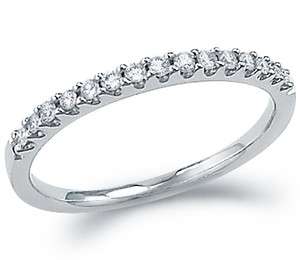 Ladies Diamond Ring Wedding Band Anniversary White Gold  