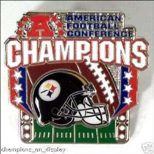 PITTSBURGH STEELERS AFC CHAMPIONSHIP COLLECTORS PIN  