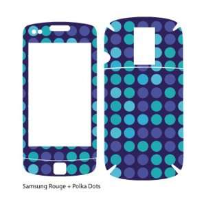  Polka Dots Design Protective Skin for Samsung Rogue 