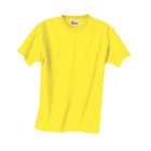 Hanes Youth 5.2 oz. ComfortSoft Cotton T Shirt   YELLOW   L