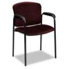 HON Tiempo Guest Arm Chair without Casters, Wine