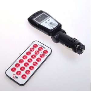 Black 4 in 1 TF SD Flash Card Car kit FM Transmitter mp3 player