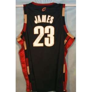 Signed Lebron James/Autographed Cavs Jersey #3:  Sports 
