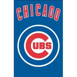    Chicago Cubs 2 Sided XL Premium Banner Flag: Sports & Outdoors